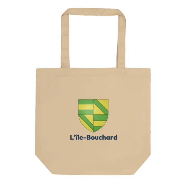 Tote bag coton bio — blason de l'Île-Bouchard