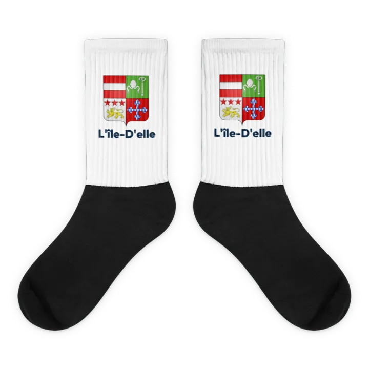 Chaussettes — blason de l'Île-d'Elle