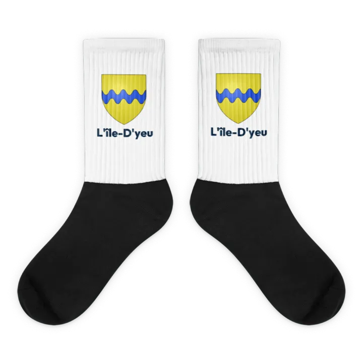 Chaussettes — blason de l'Île-d'Yeu