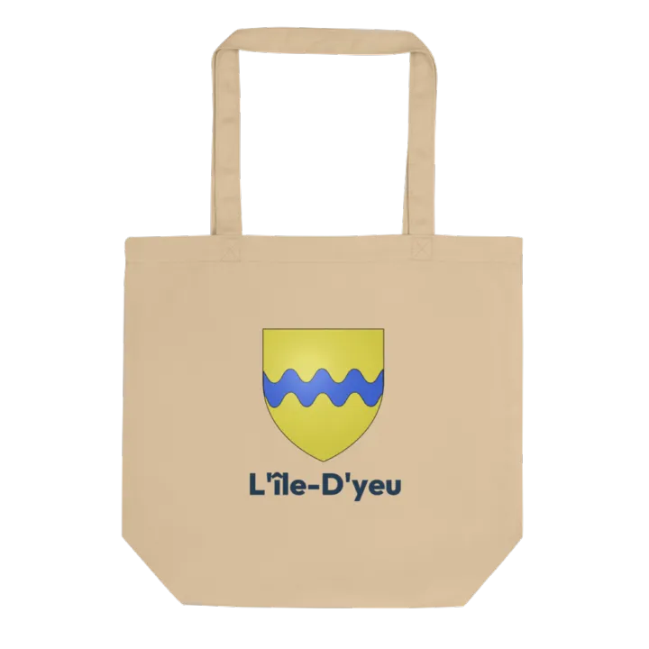 Tote bag coton bio — blason de l'Île-d'Yeu