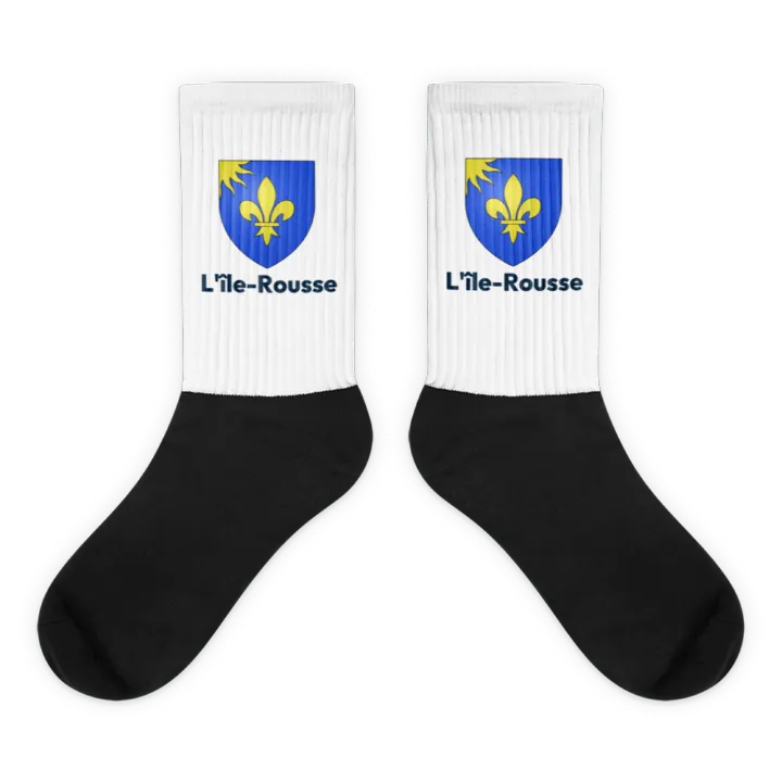 Chaussettes — blason de l'Île-Rousse