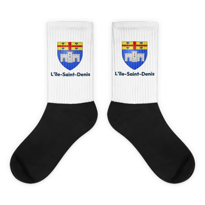Chaussettes — blason de l'Île-Saint-Denis