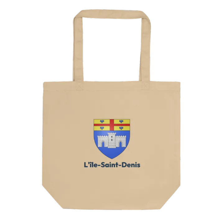 Tote bag coton bio — blason de l'Île-Saint-Denis