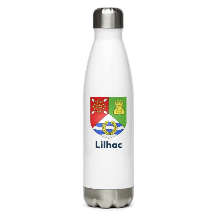 Gourde inox blason de Lilhac