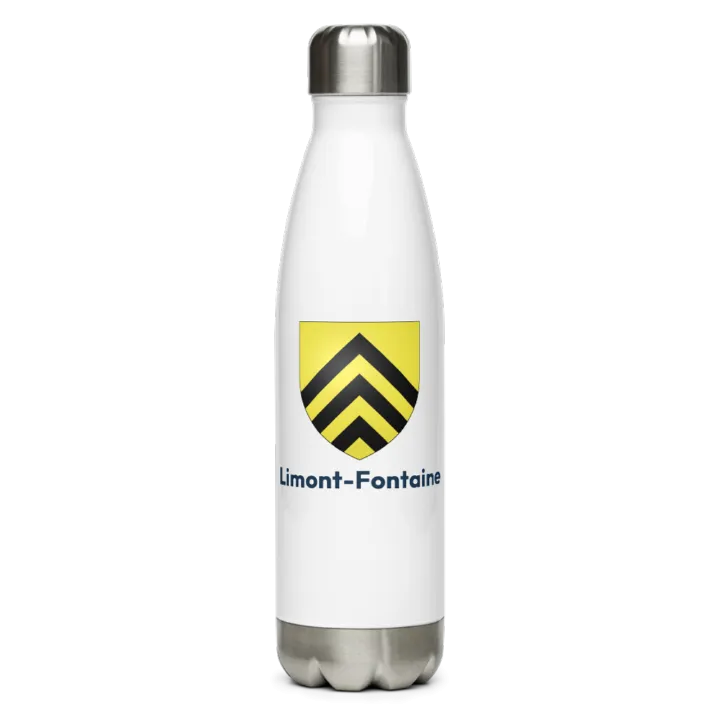 Gourde inox — blason de Limont-Fontaine