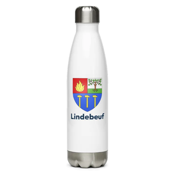 Gourde inox blason de Lindebeuf