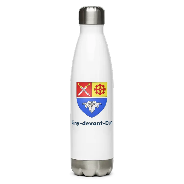 Gourde inox blason de Liny-devant-Dun