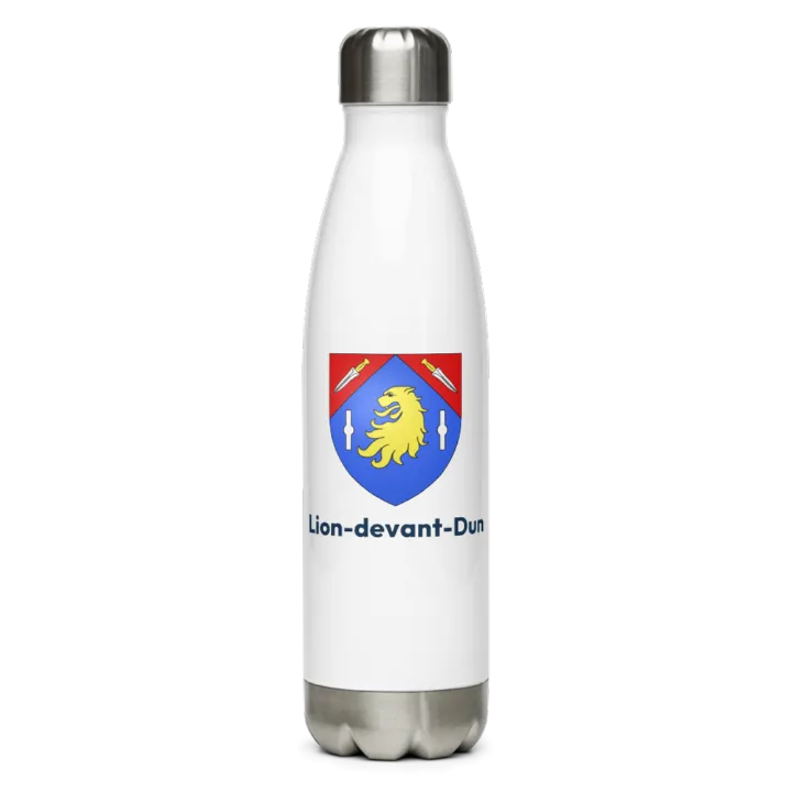 Gourde inox blason de Lion-devant-Dun