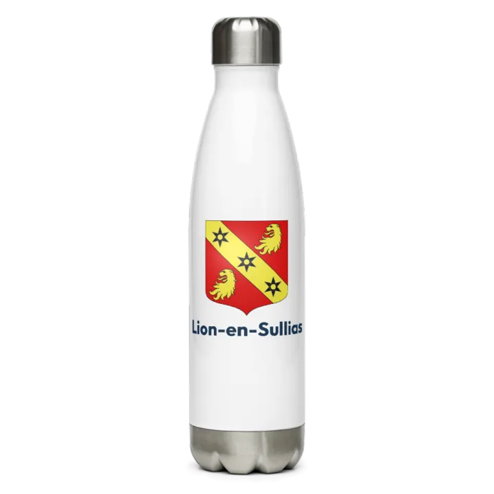 Gourde inox blason de Lion-en-Sullias
