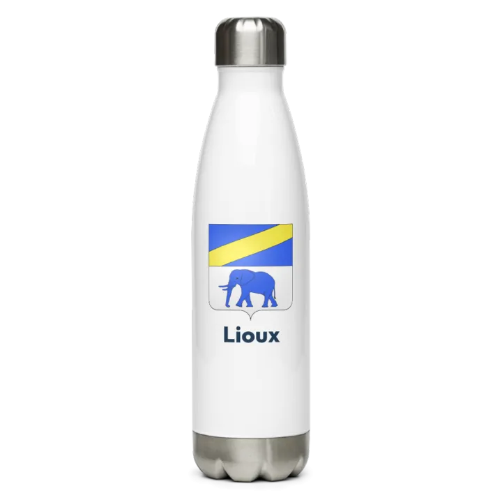 Gourde inox blason de Lioux