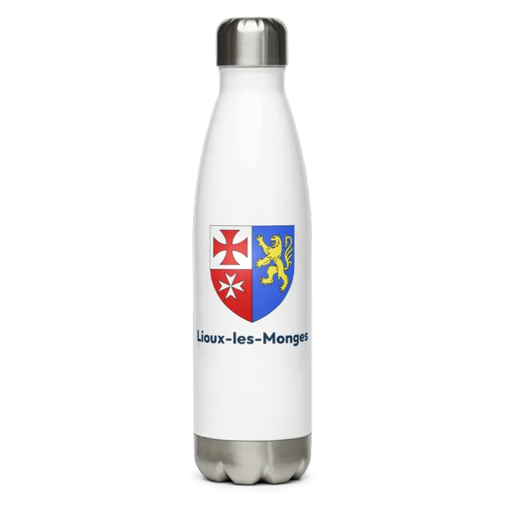 Gourde inox blason de Lioux-les-Monges