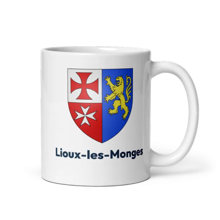 Mug blason de Lioux-les-Monges
