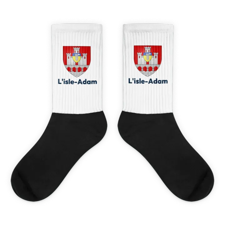 Chaussettes — blason de l'Isle-Adam