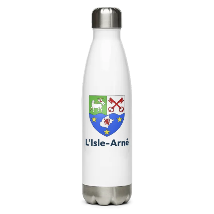 Gourde inox blason de L'Isle-Arné