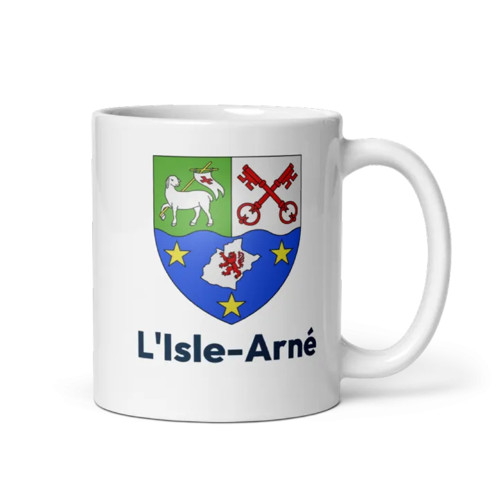 Mug blason de L'Isle-Arné