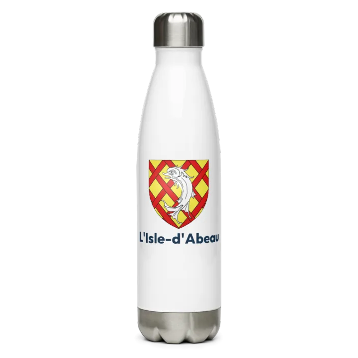 Gourde inox blason de L'Isle-d'Abeau