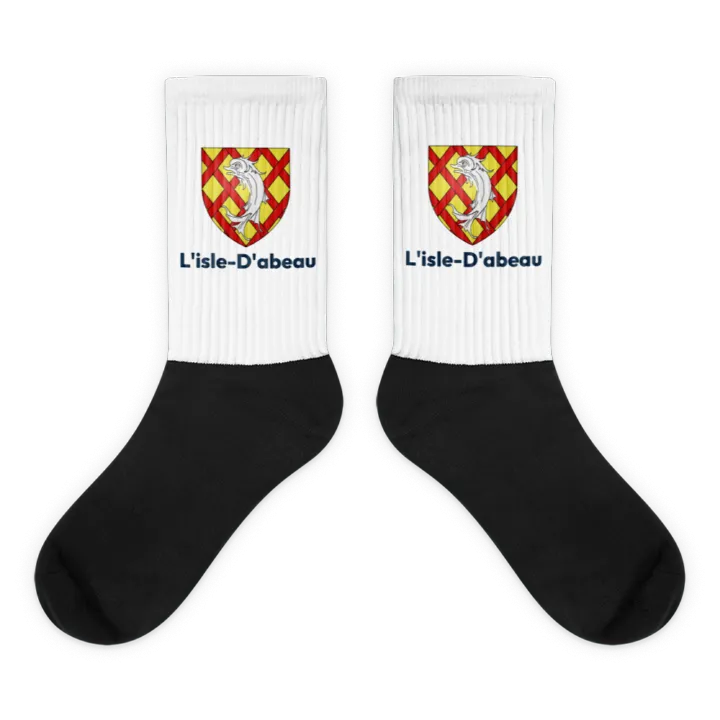 Chaussettes — blason de l'Isle-d'Abeau