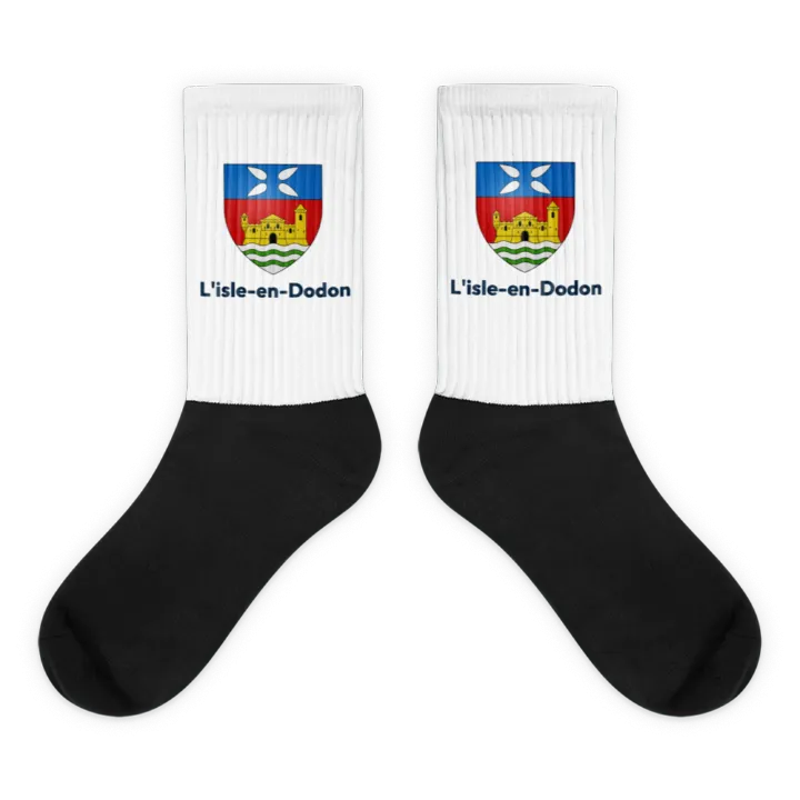 Chaussettes — blason de l'Isle-en-Dodon