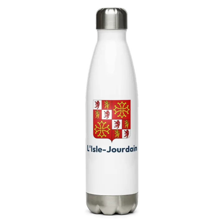 Gourde inox blason de L'Isle-Jourdain