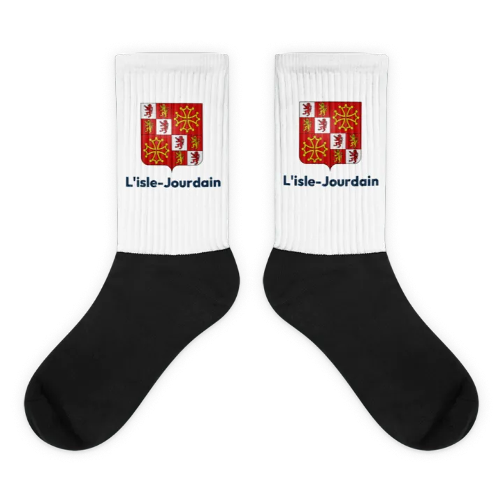 Chaussettes — blason de l'Isle-Jourdain