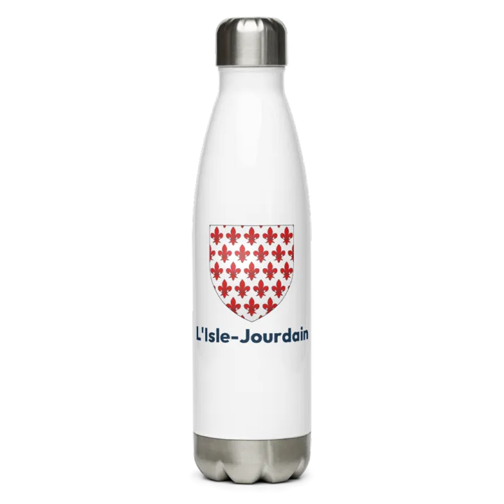 Gourde inox — blason de l'Isle-Jourdain