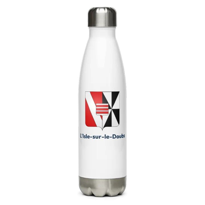 Gourde inox blason de L'Isle-sur-le-Doubs