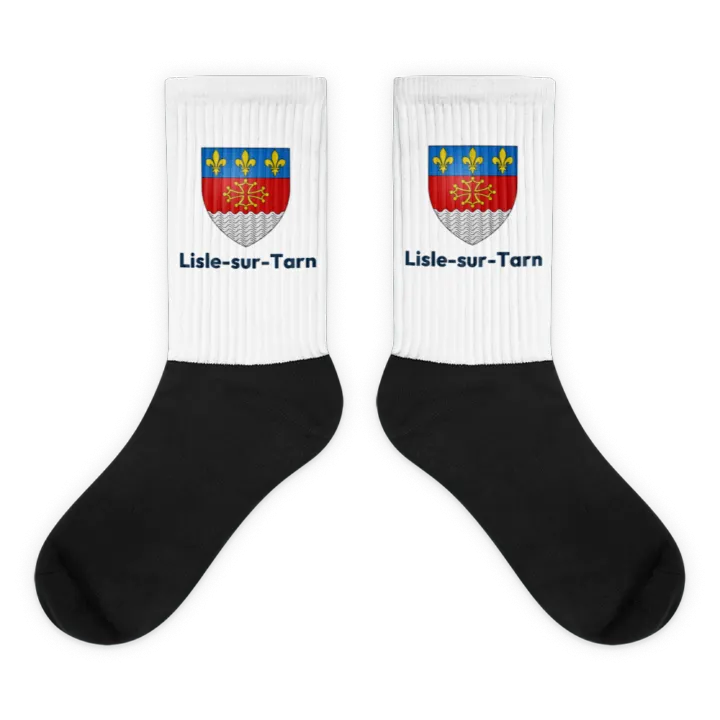 Chaussettes — blason de Lisle-sur-Tarn