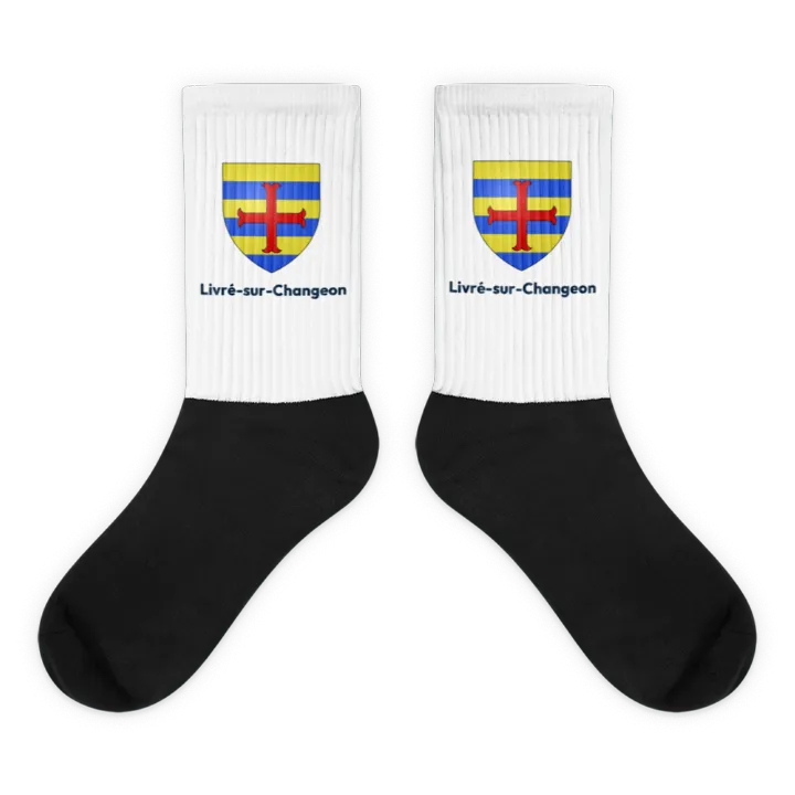 Chaussettes — blason de Livré-sur-Changeon