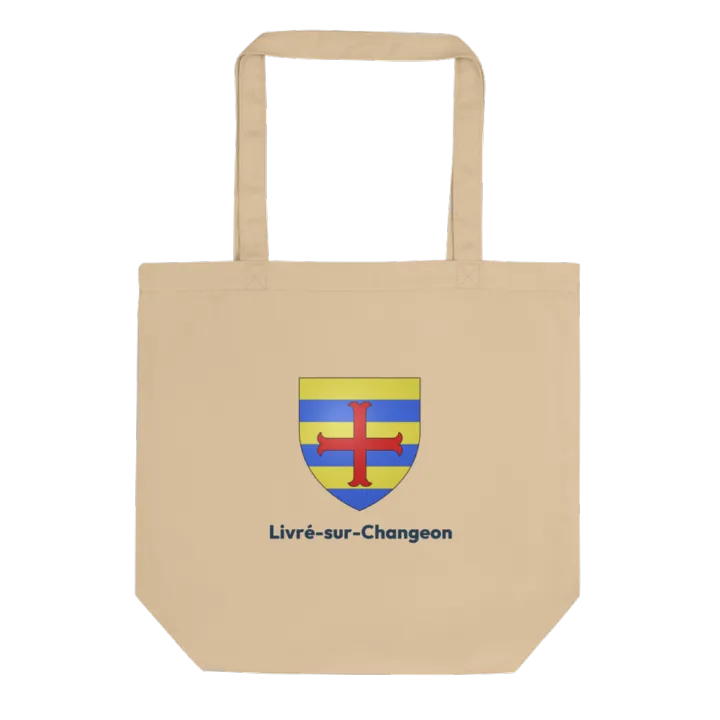 Tote bag coton bio — blason de Livré-sur-Changeon