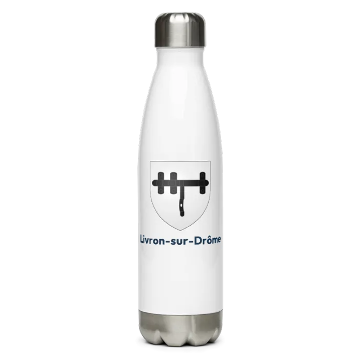 Gourde inox blason de Livron-sur-Drôme