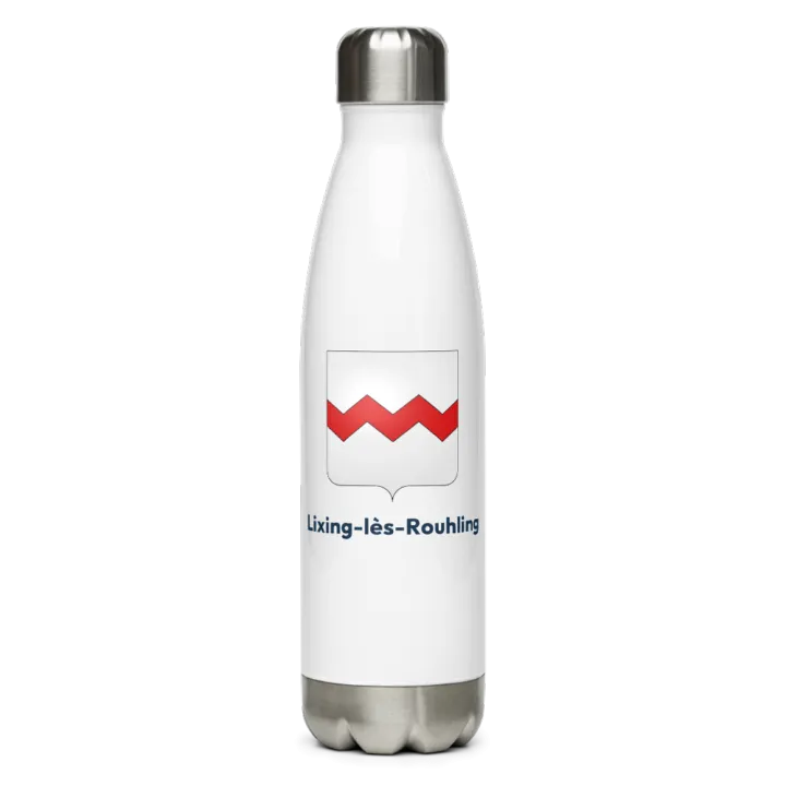 Gourde inox blason de Lixing-lès-Rouhling