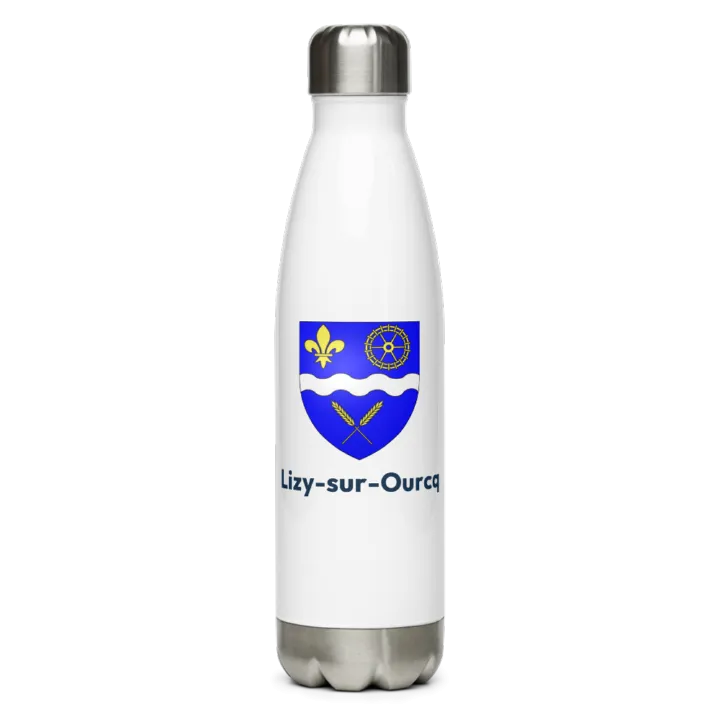 Gourde inox blason de Lizy-sur-Ourcq
