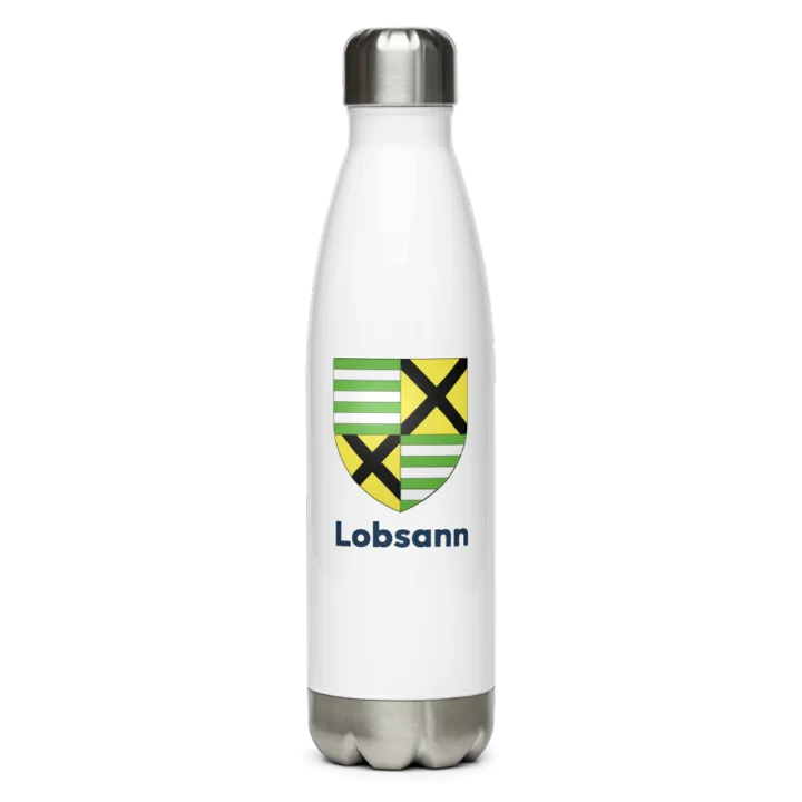 Gourde inox — blason de Lobsann
