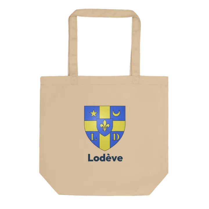 Tote bag coton bio — blason de Lodève