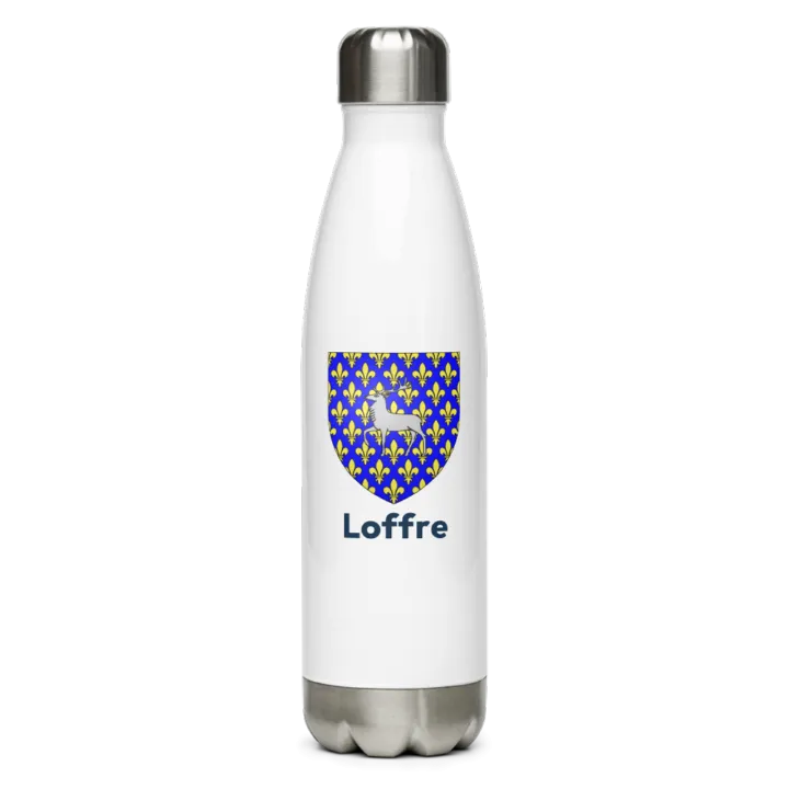 Gourde inox — blason de Loffre