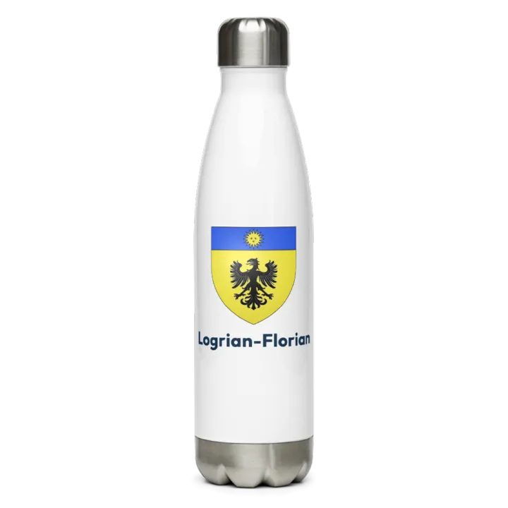 Gourde inox blason de Logrian-Florian
