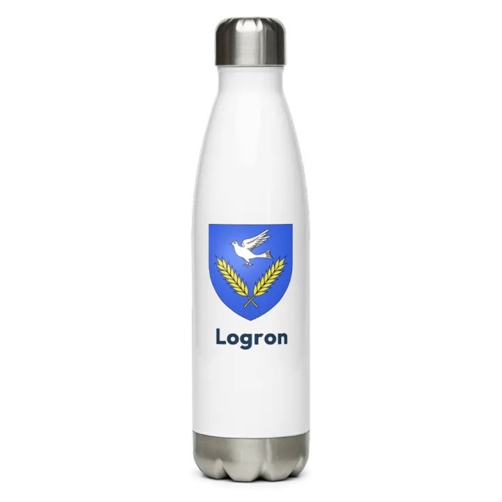 Gourde inox blason de Logron