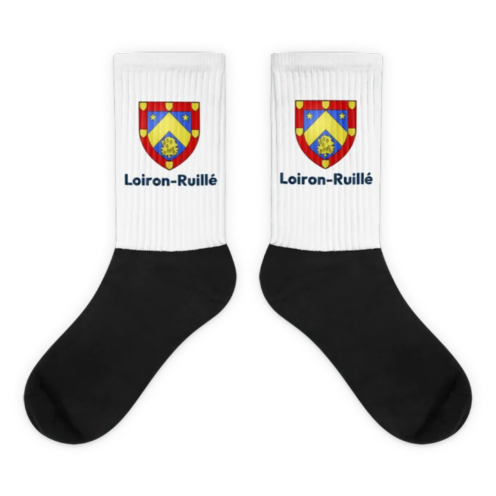Chaussettes — blason de Loiron-Ruillé