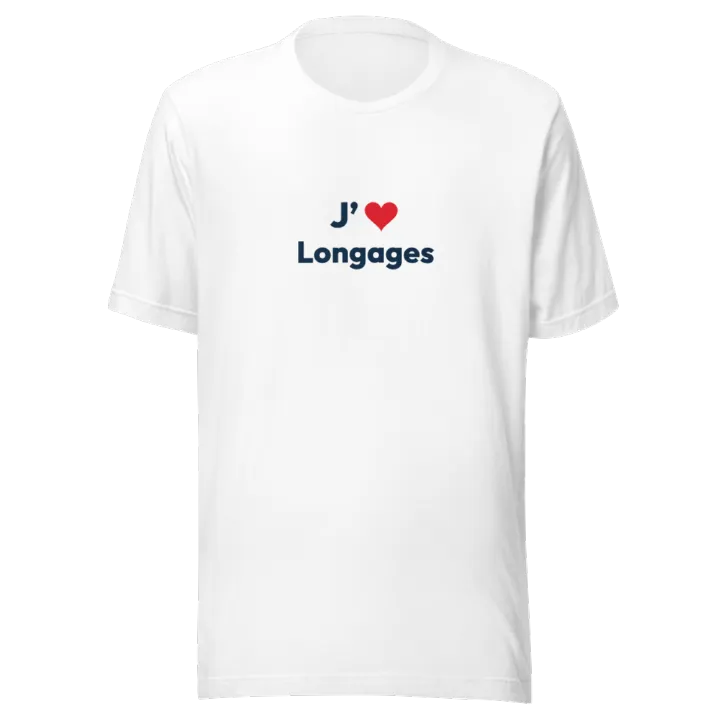 T-shirt « J’❤ Longages »