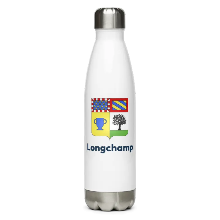 Gourde inox blason de Longchamp