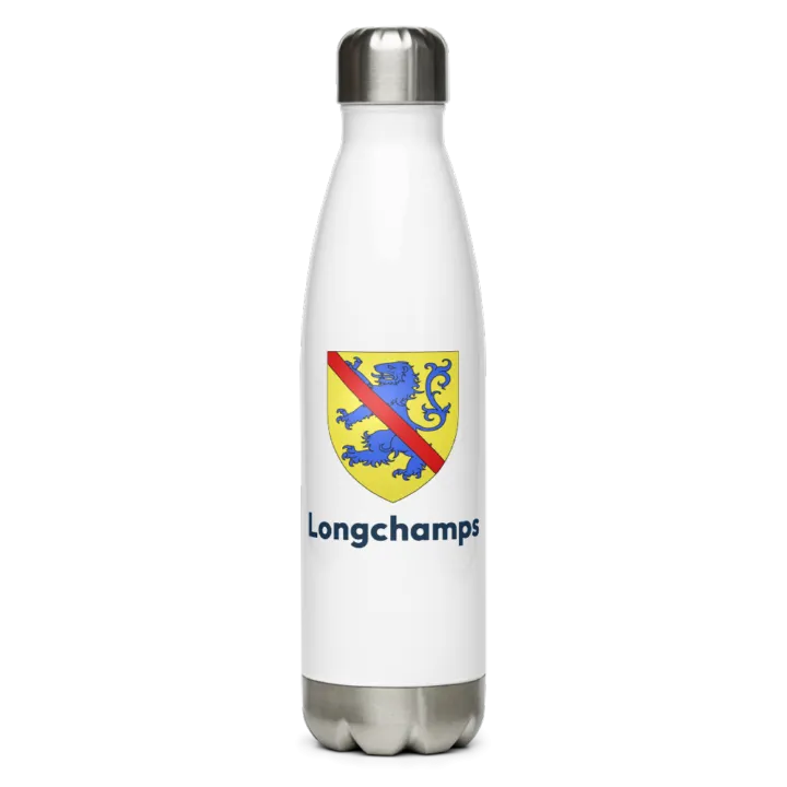 Gourde inox blason de Longchamps