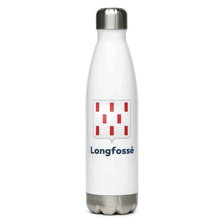 Gourde inox blason de Longfossé