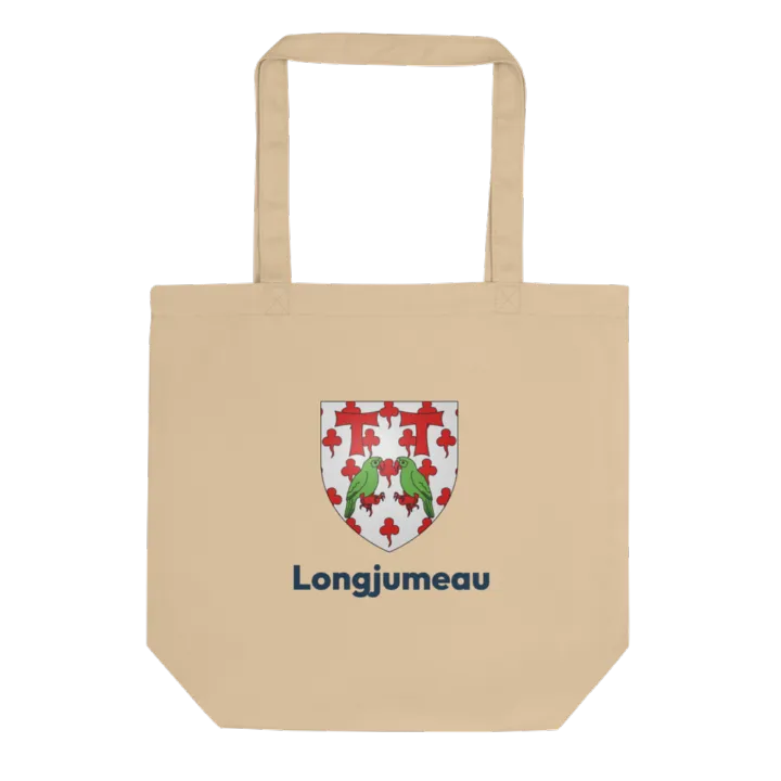 Tote bag coton bio — blason de Longjumeau