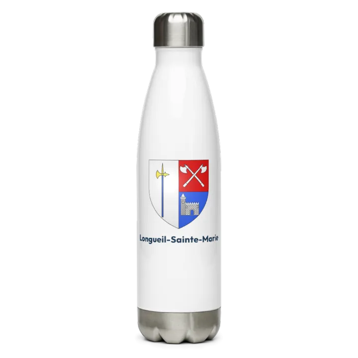 Gourde inox blason de Longueil-Sainte-Marie