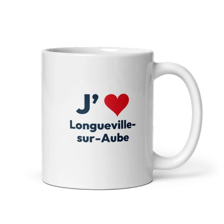 Mug « J’❤ Longueville-sur-Aube »