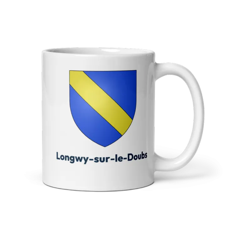 Mug blason de Longwy-sur-le-Doubs