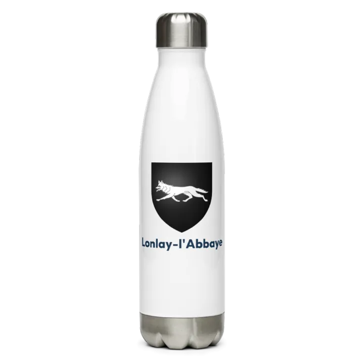 Gourde inox — blason de Lonlay-l'Abbaye