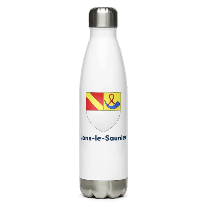 Gourde inox — blason de Lons-le-Saunier