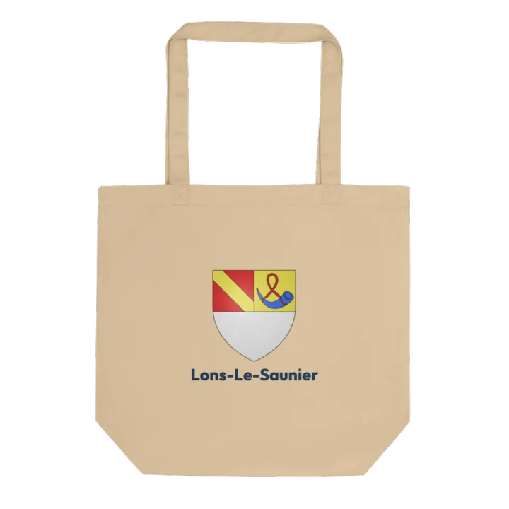 Tote bag coton bio — blason de Lons-le-Saunier