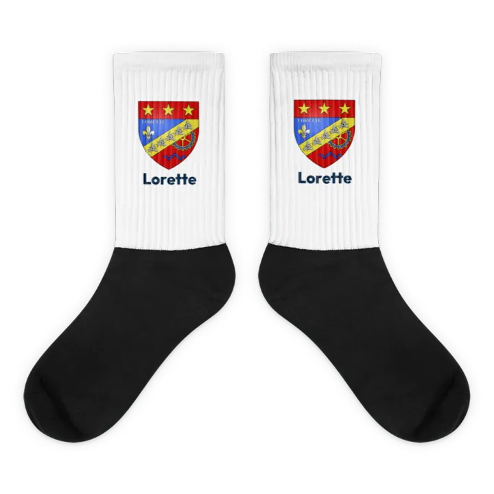Chaussettes — blason de Lorette